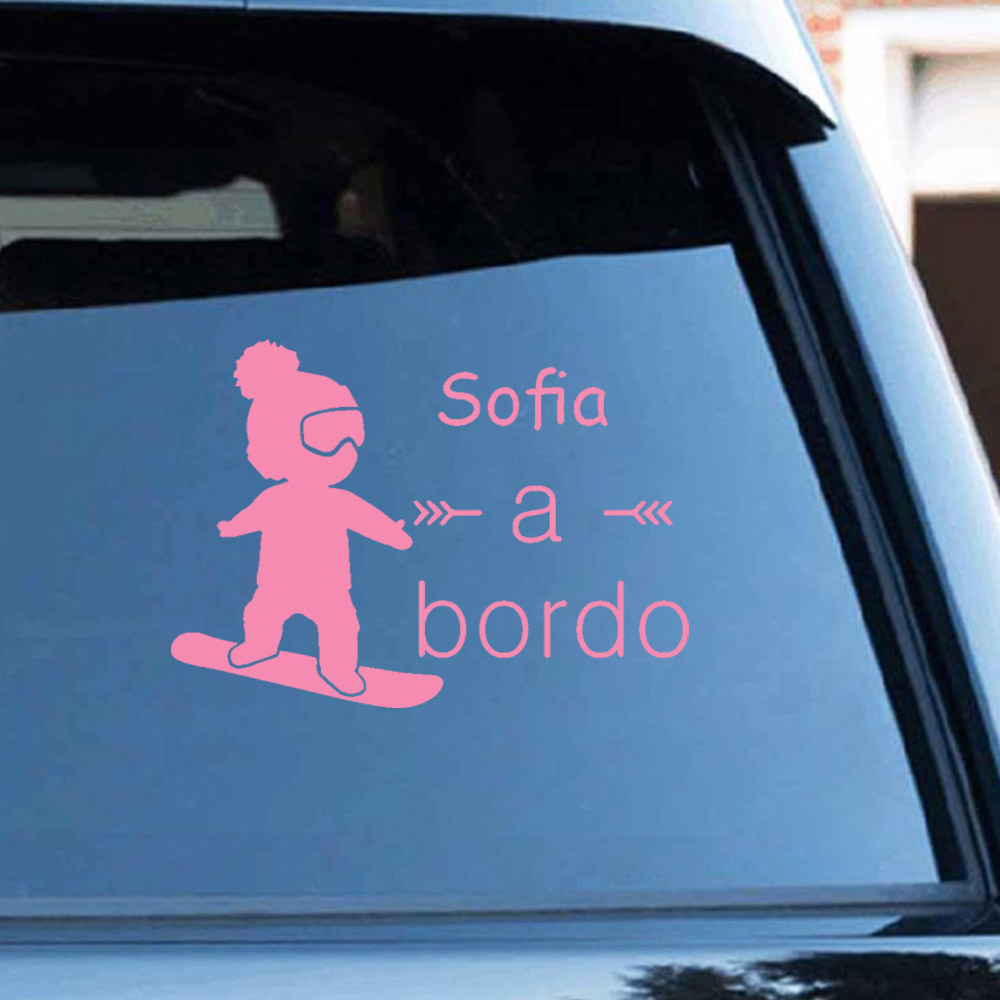 1pc Vinyl baby a bordo colorfu - Home Decor Sticker review and price