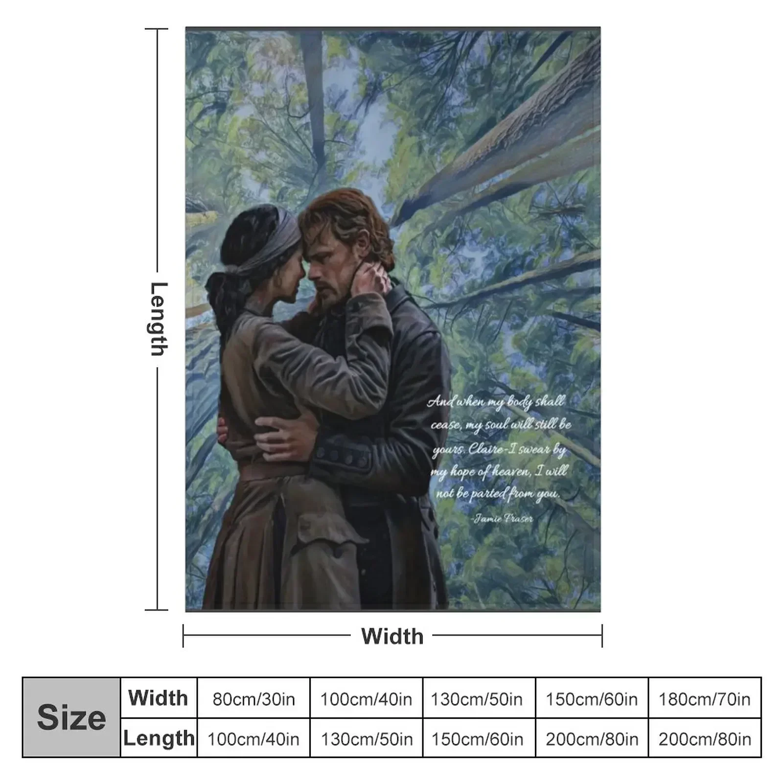 Jamie and Claire Fraser/Outlan - Home Decor Quotes Ideas review and price