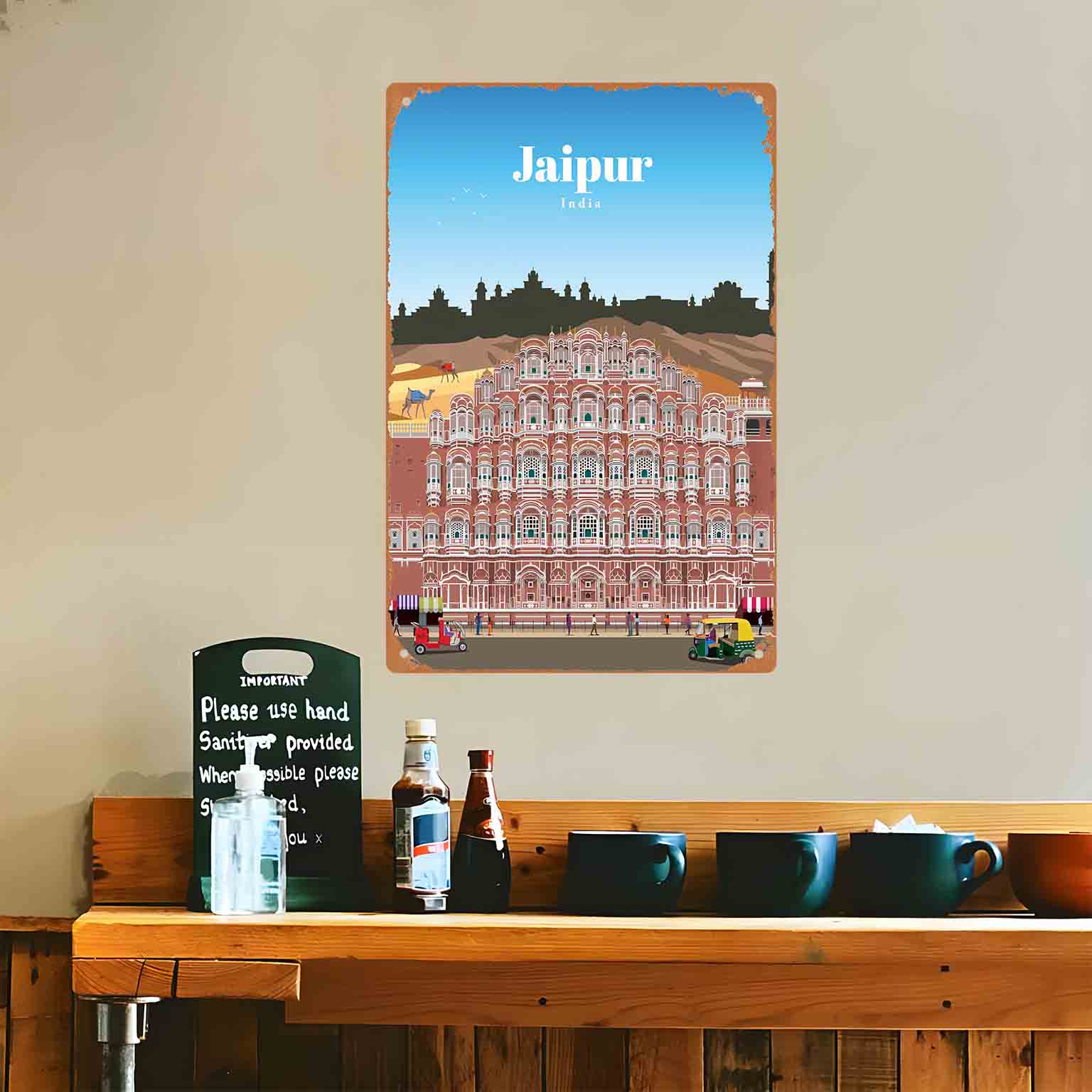 2D FLAT 1pc Jaipur India Hawa  - Home Decor Jaipur review and price