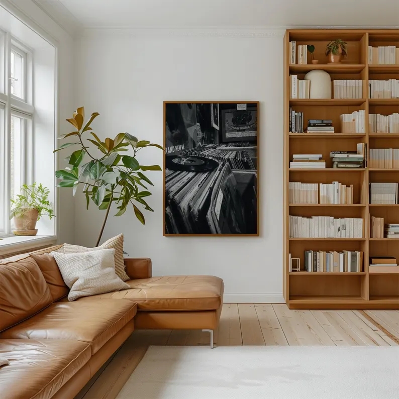 Modern Vinyl Record Store Blac - Home Decor Store review and price