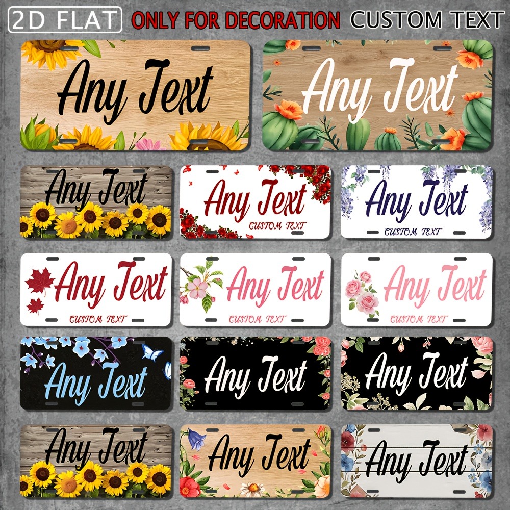 2D Flat 1pc Custom Plaque, Per - Home Decor Theme review and price