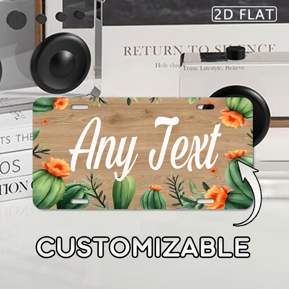 2D Flat 1pc Custom Plaque, Per - Home Decor Theme review and price