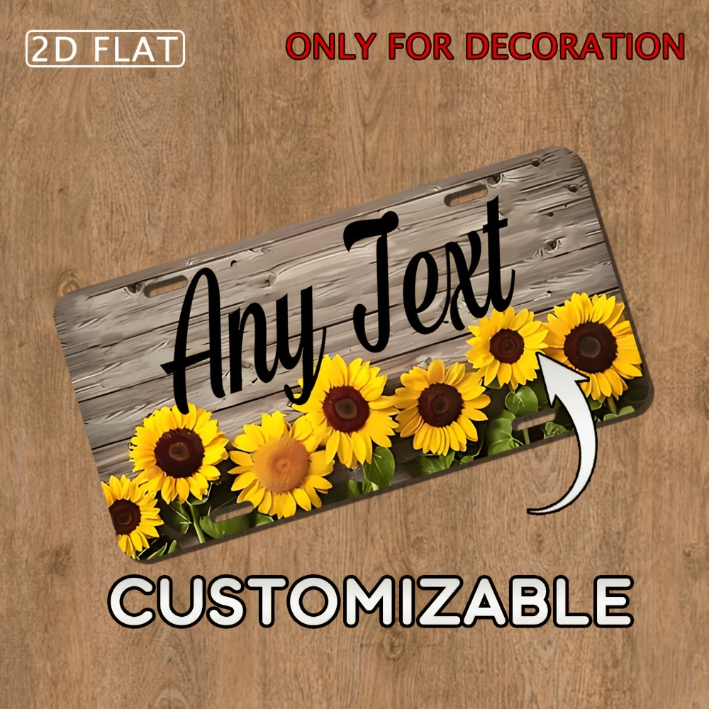 2D Flat 1pc Custom Plaque, Per - Home Decor Theme review and price