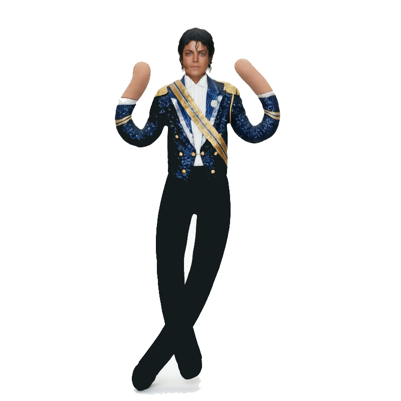 28CM Anime Michael Jackson Cos - Home Decor Online review and price