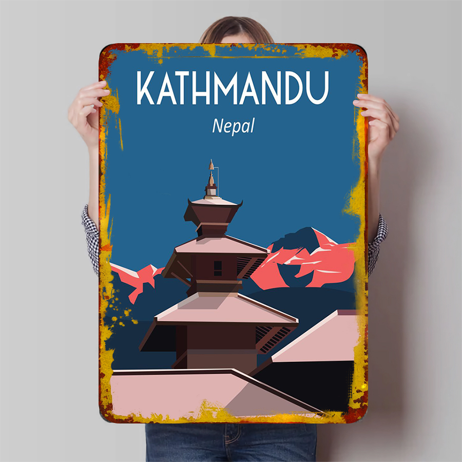 Kathmandu Nepal Vintage Metal  - Home Decor Kathmandu review and price