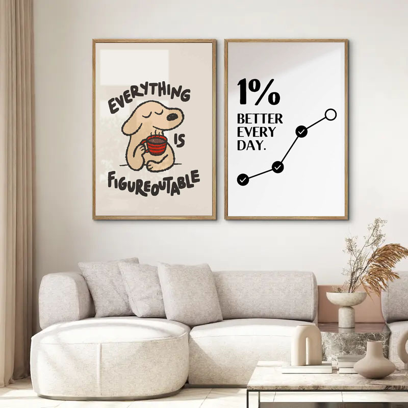 1pc Inspirational Quote Poster - Home Decor Quotes Ideas review and price
