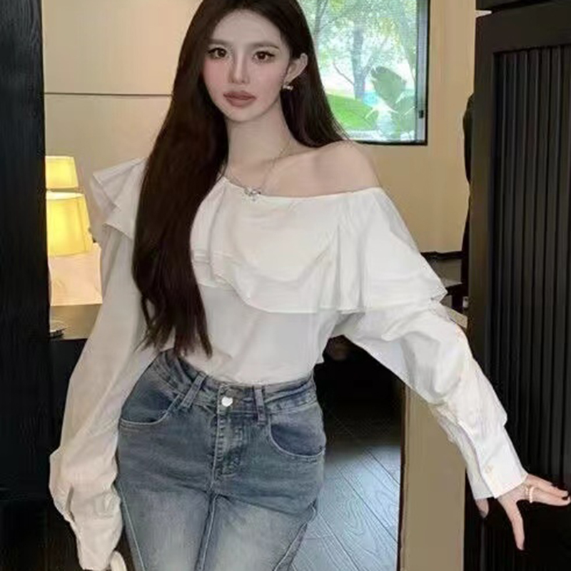 Vintage Ruffled Off Shoulder W - Home Decor Zara review and price