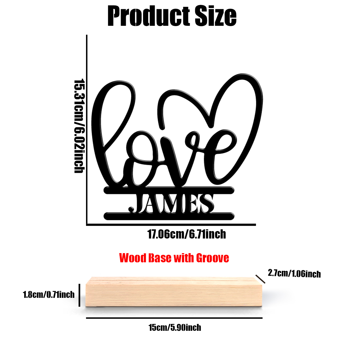1Pc Csutom Valentine Love Hear - Home Decor Lovely Home review and price