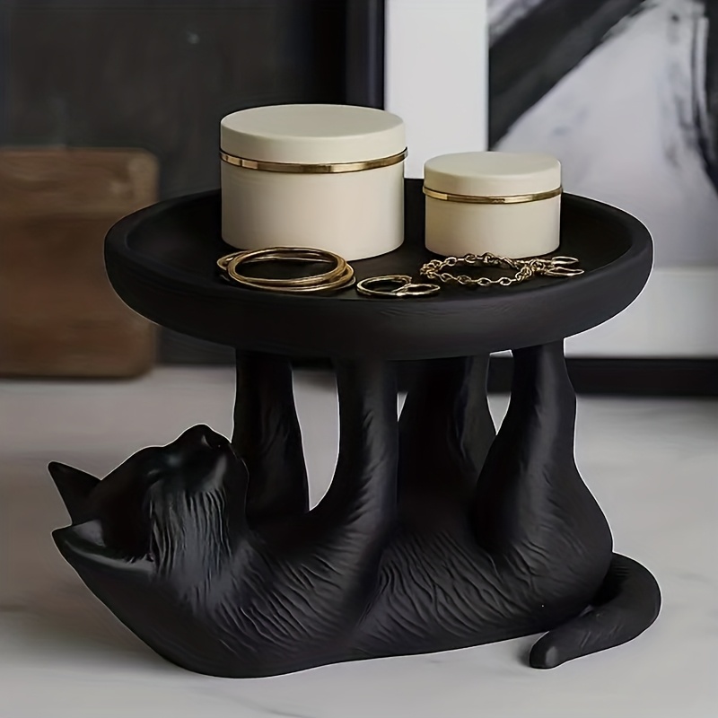 Cute Black Cat Jewelry Tray Re - Vanity Home Decor review and price