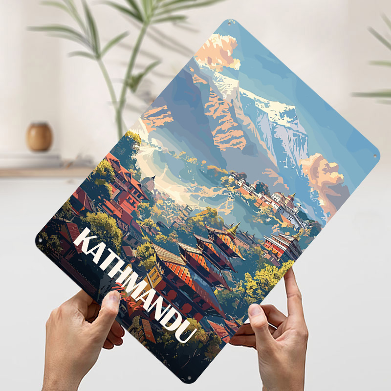 Kathmandu Nepal Cityscape Post - Home Decor Kathmandu review and price