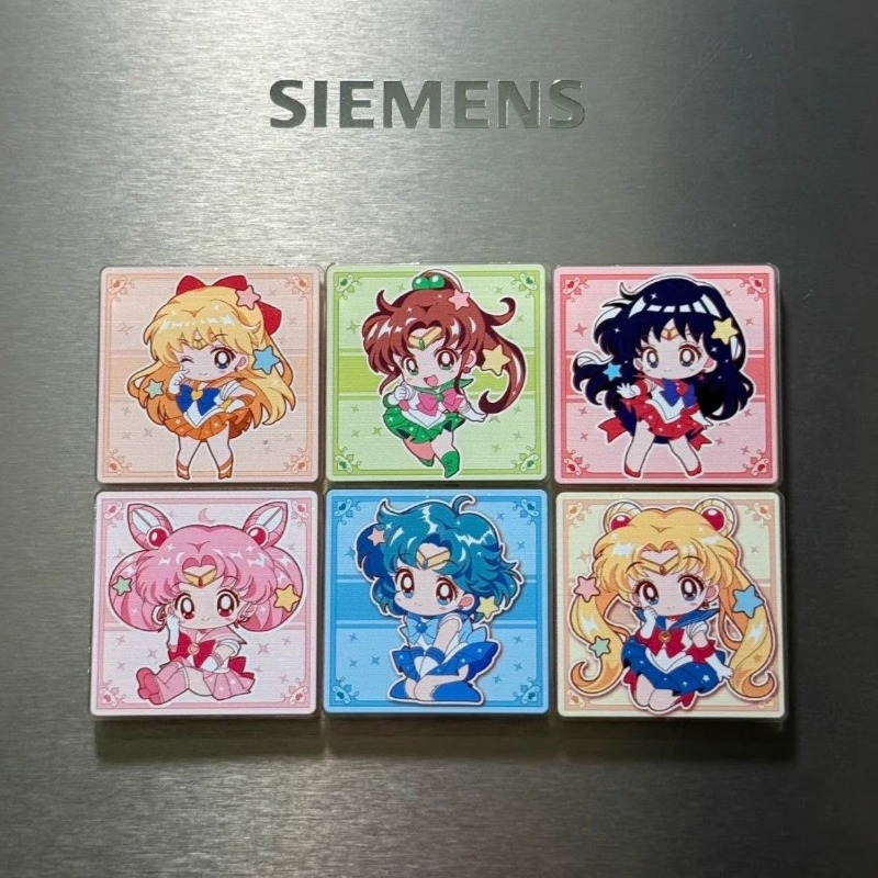 7Pcs/set Sailor Moon Anime Car - Home Decor Sticker review and price