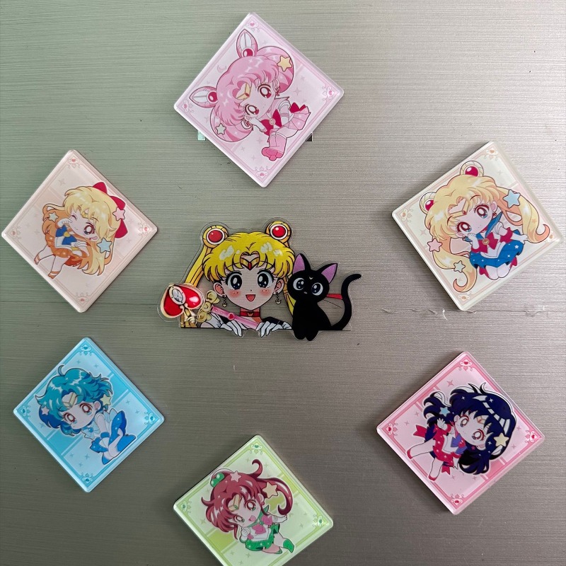 7Pcs/set Sailor Moon Anime Car - Home Decor Sticker review and price