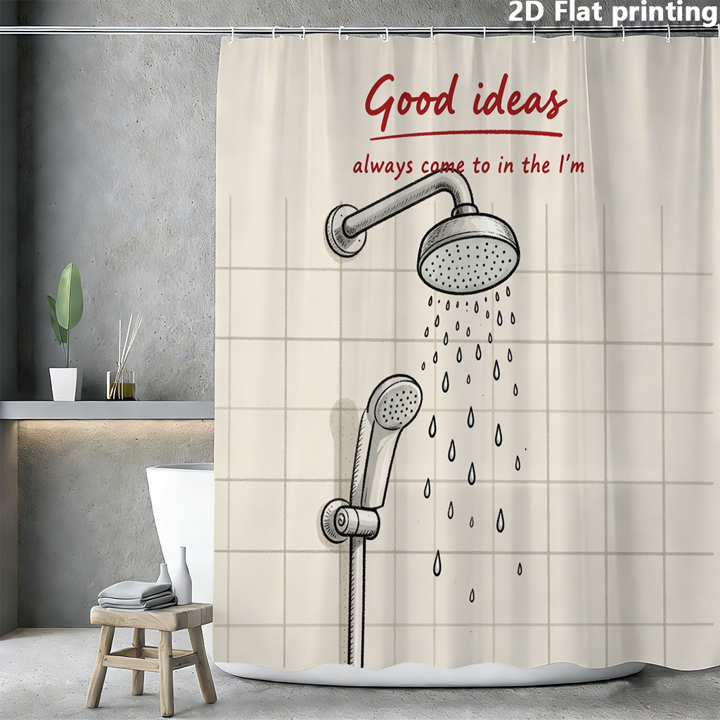 Funny Shower Curtain, Good Ide - Home Decor Quotes Ideas review and price
