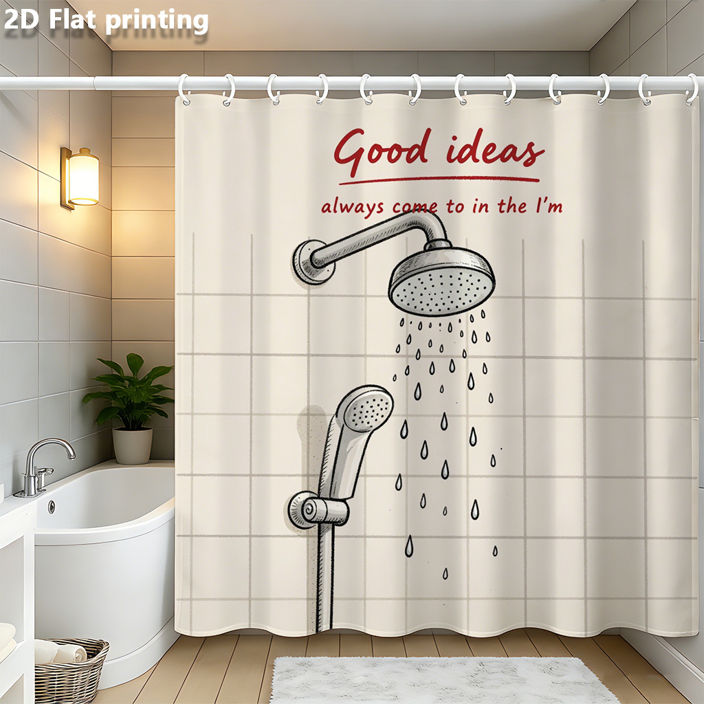 Funny Shower Curtain, Good Ide - Home Decor Quotes Ideas review and price