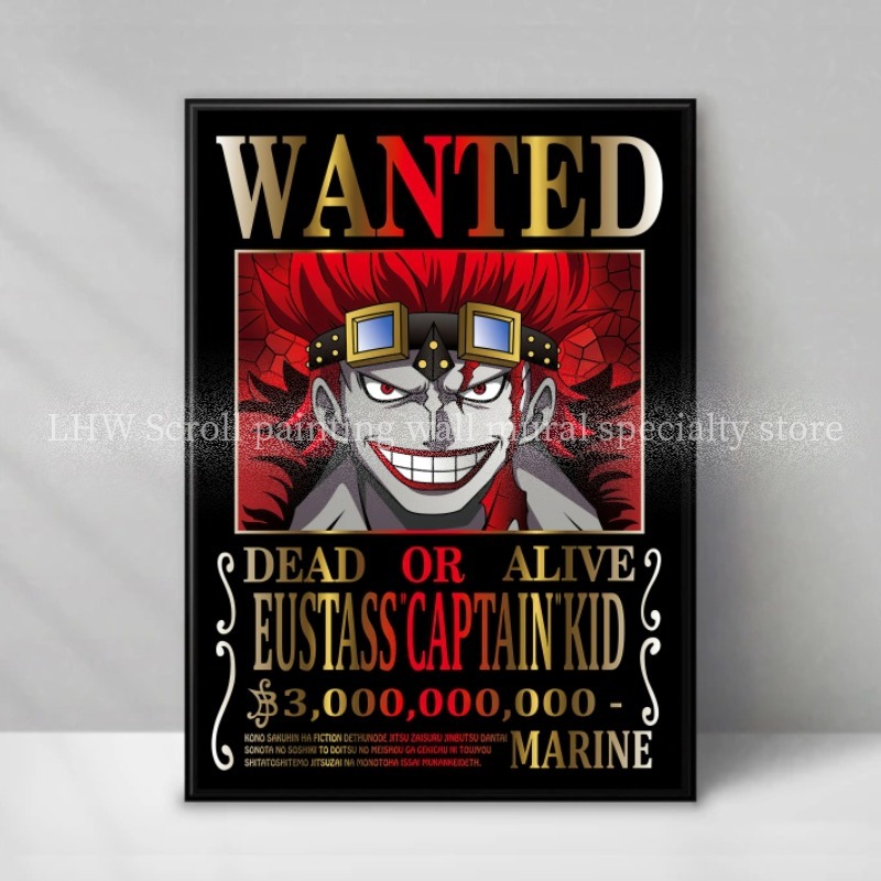 Famous Anime ONE PIECE Wanted  - Home Decor Online review and price