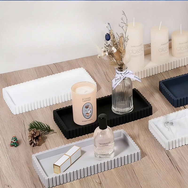 Silicone Fluted Edge Storage T - Vanity Home Decor review and price