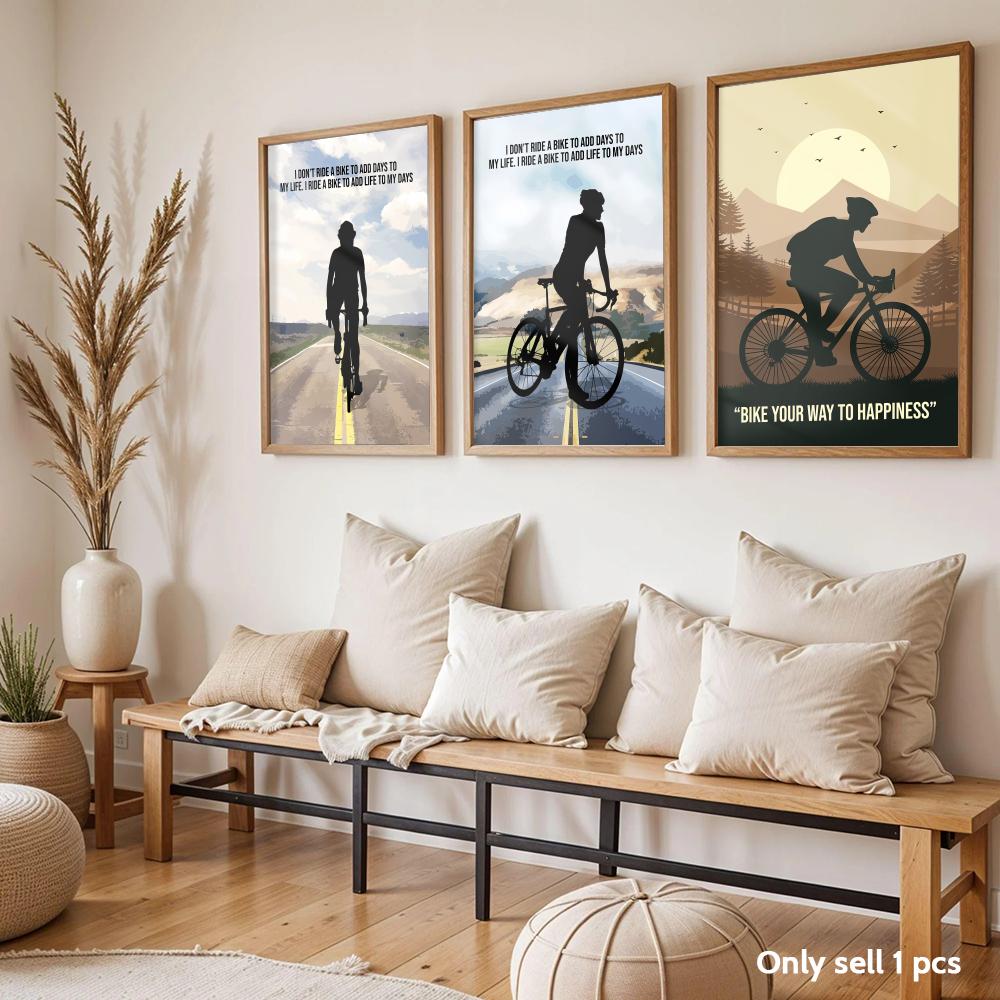 Cycling Motivation Quote Art P - Home Decor Quotes Ideas review and price