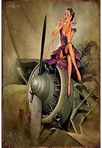 Vintage Tin Sign Military Pin  - Home Decor Store review and price
