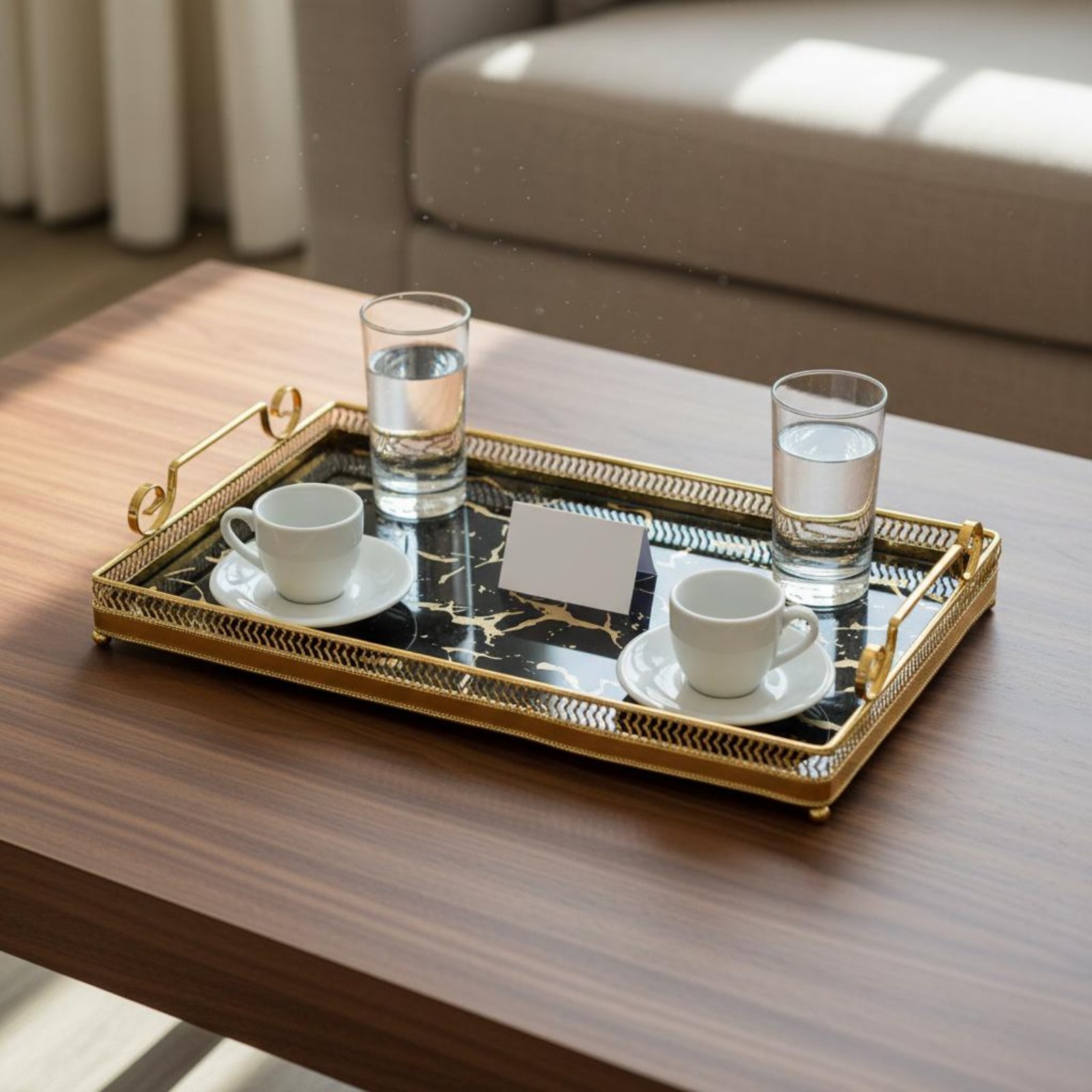 Decorative Mirror Tray Nordic  - Vanity Home Decor review and price