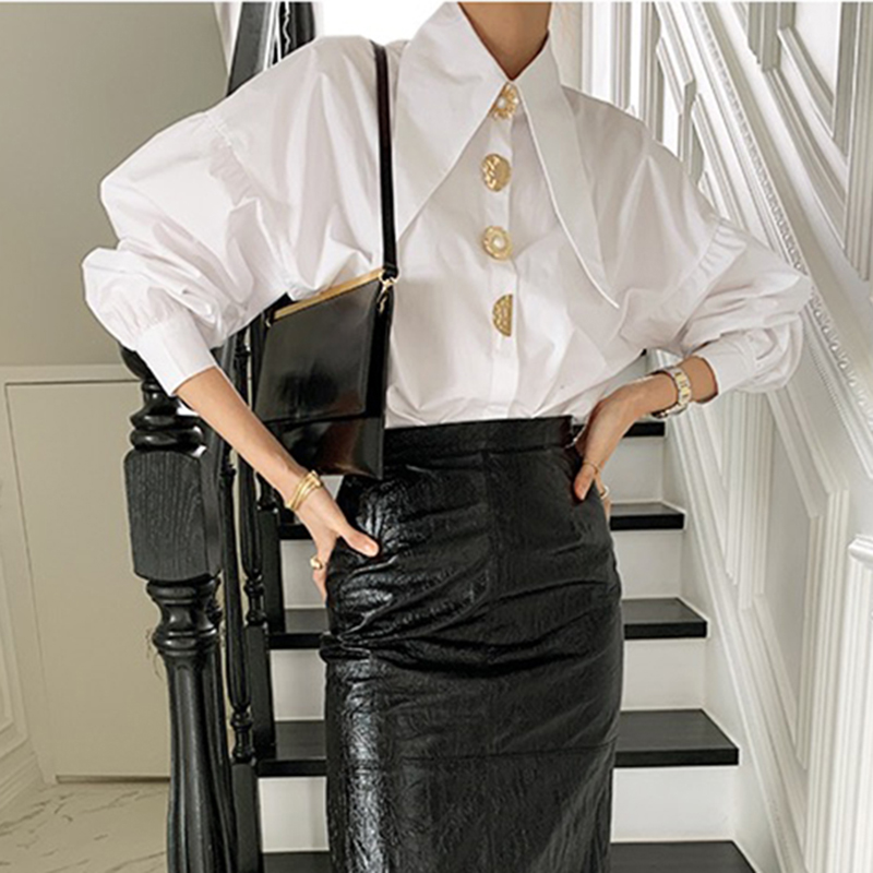 White Elegant Pearl Women Shir - Home Decor Zara review and price