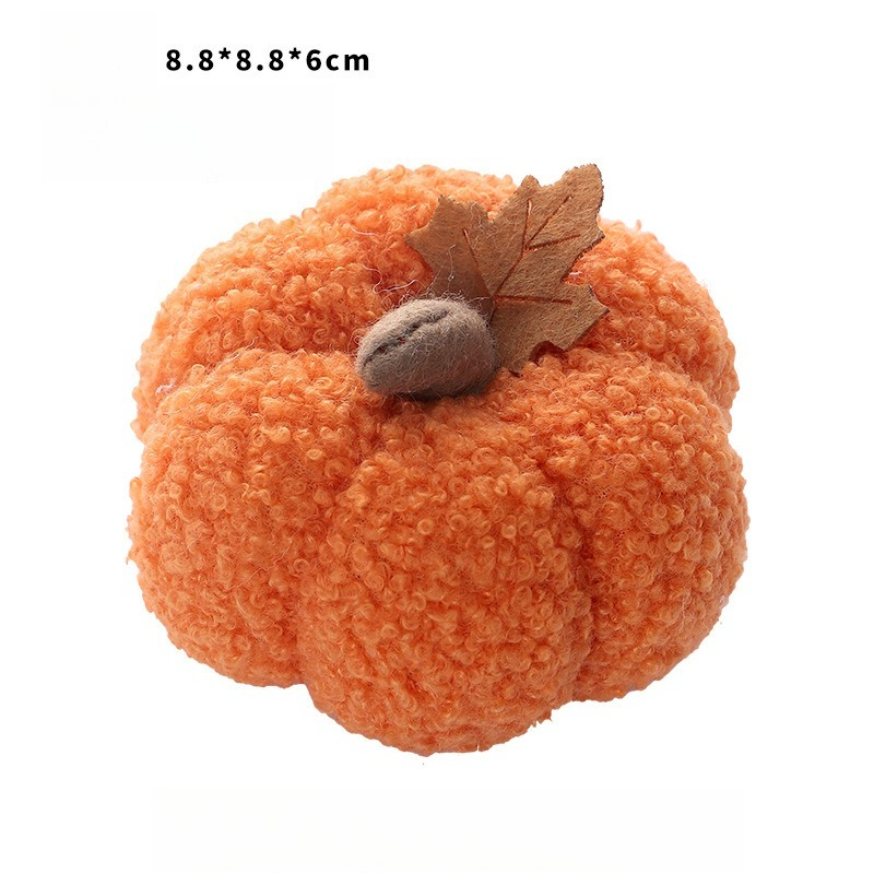 Fluffy Pumpkin Plush Halloween - Home Decor Halloween review and price