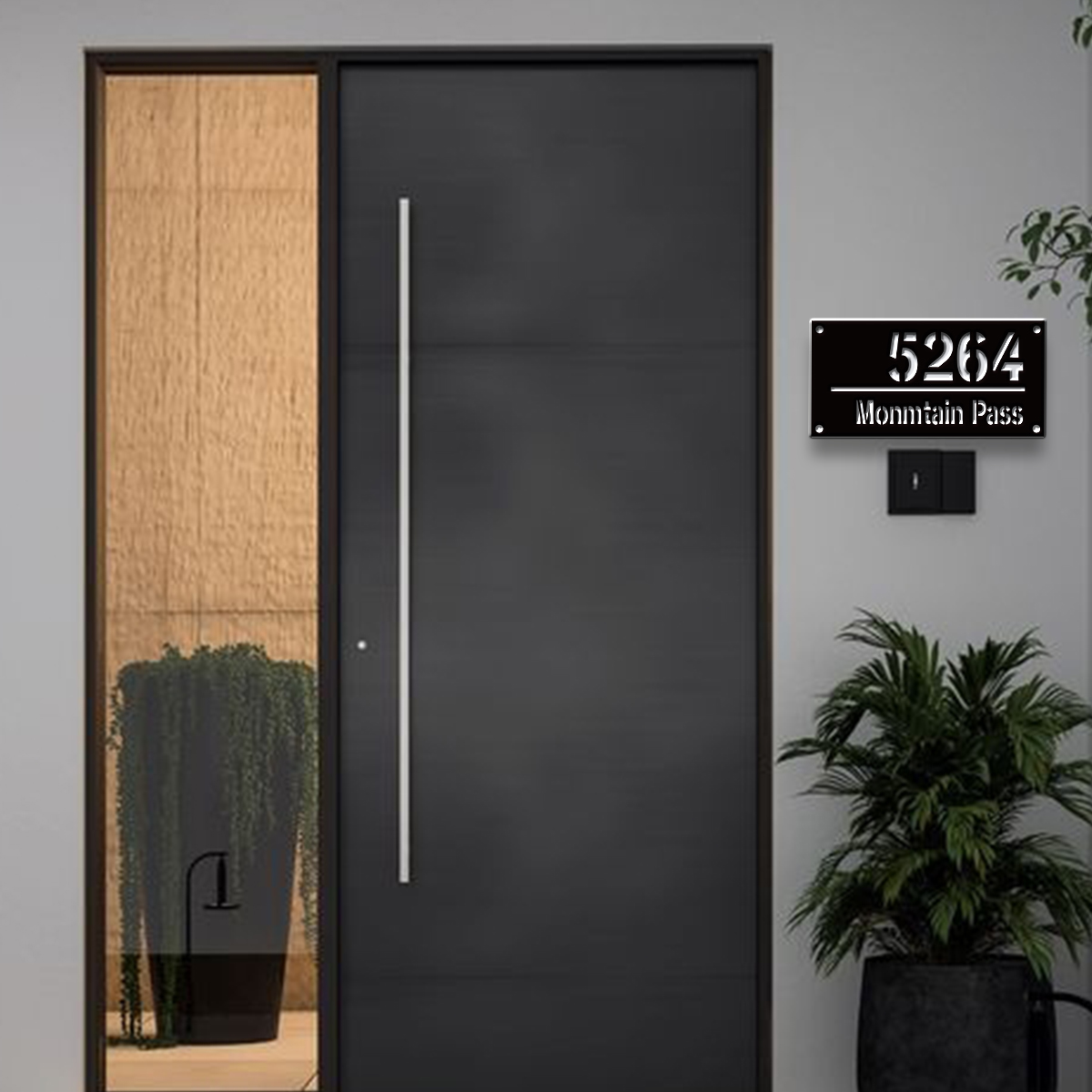 1pc Custom Number&Text Street  - Home Decor Halloween review and price