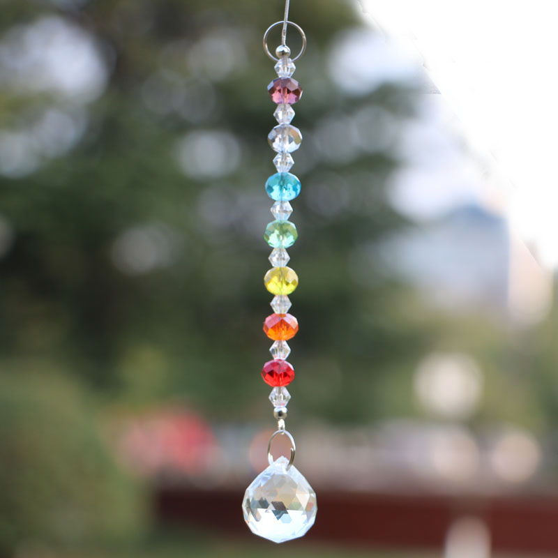 1PCS 20mm Crystal Ball Prism C - Crystal Sun Catcher review and price