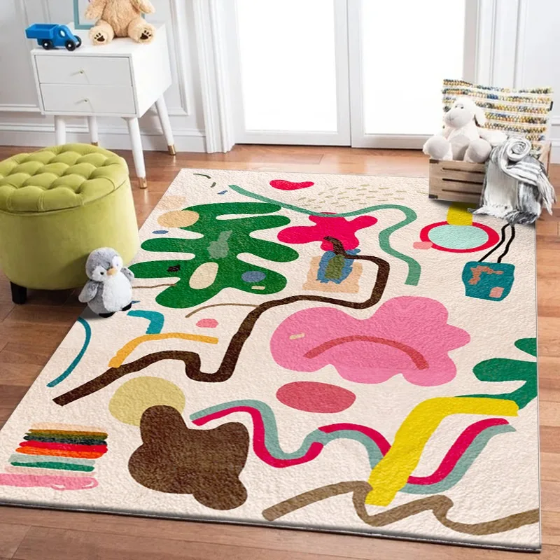 Stylish Nordic style rug, dopa - Home Decor Dopamine review and price