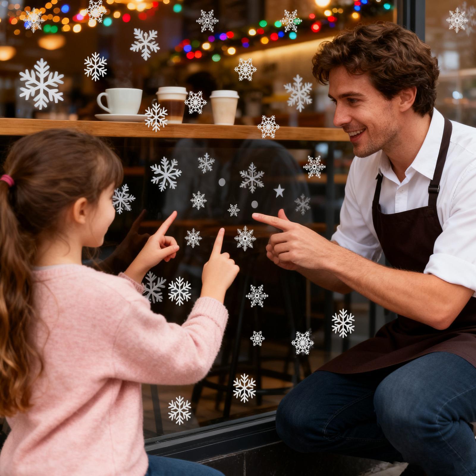 Snowflake Window Clings Christ - Home Decor Store review and price