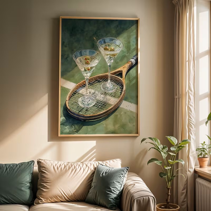 Vintage Poster Featuring Tenni - Home Decor Theme review and price
