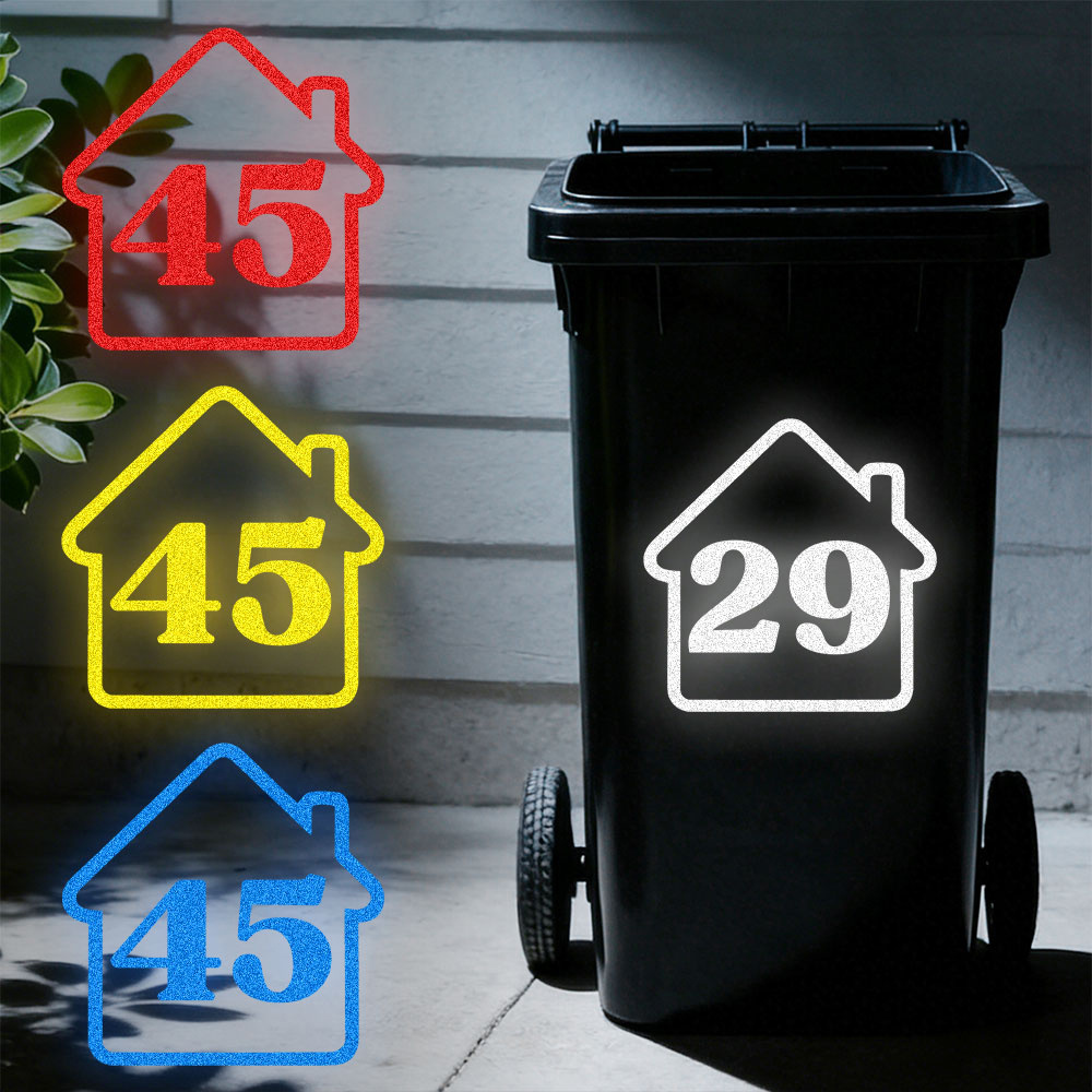 3PCS Custom Reflective Trash B - Home Decor Sticker review and price