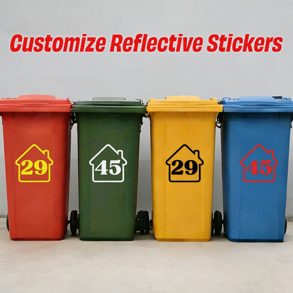 3PCS Custom Reflective Trash B - Home Decor Sticker review and price