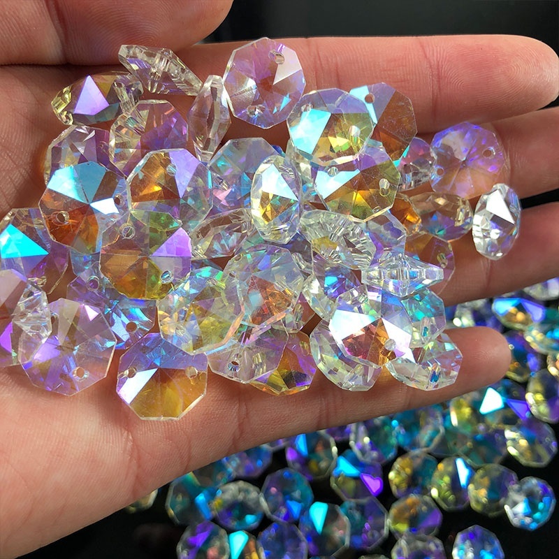 100PCS Aurora Crystal Glass Oc - Crystal Sun Catcher review and price