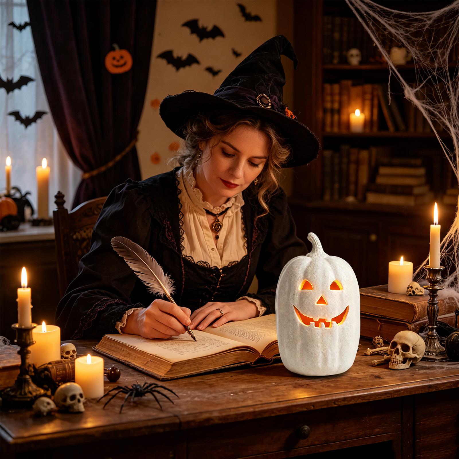 Halloween Pumpkin Decor Resin  - Home Decor Halloween review and price