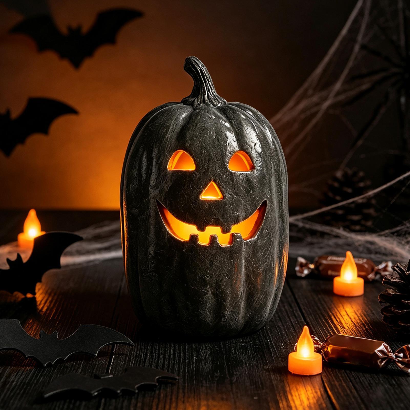 Halloween Pumpkin Decor Resin  - Home Decor Halloween review and price